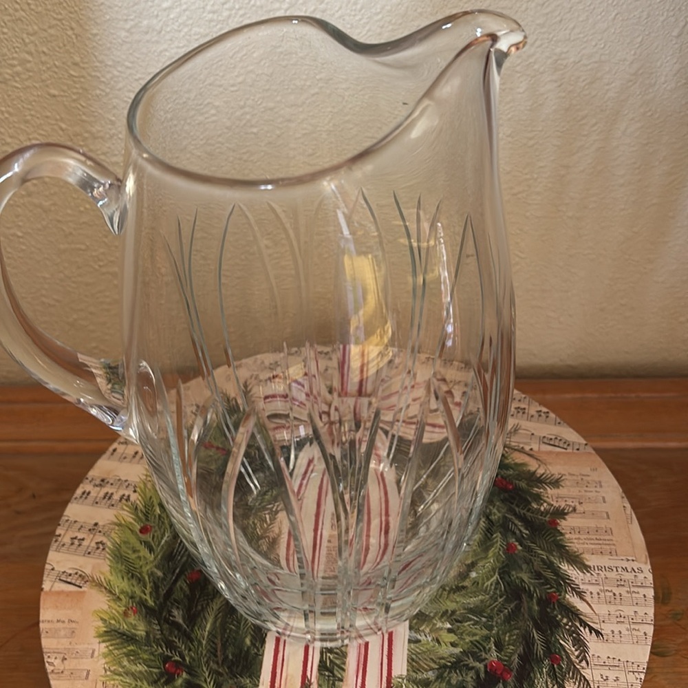 10" Crystal Pitcher ~ Reed & Barton - Picture 4 of 5